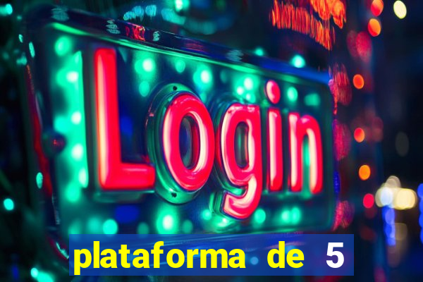 plataforma de 5 reais fortune tiger