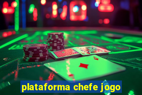 plataforma chefe jogo