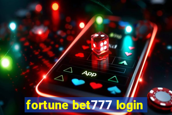 fortune bet777 login