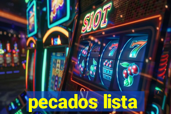 pecados lista