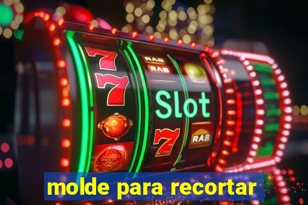 molde para recortar