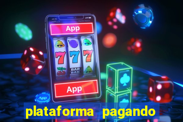 plataforma pagando bonus no cadastro