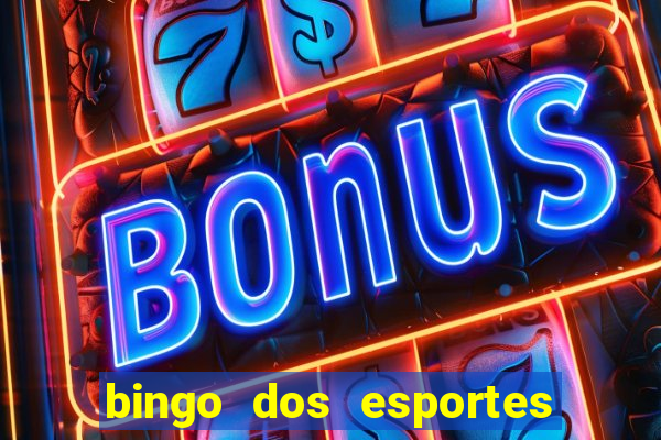 bingo dos esportes para imprimir