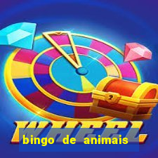 bingo de animais para educa??o infantil