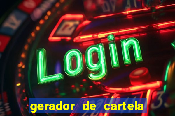 gerador de cartela de bingo