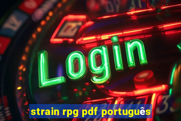 strain rpg pdf português