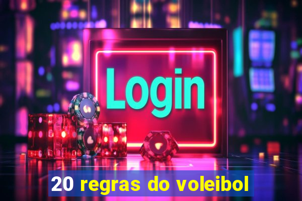 20 regras do voleibol